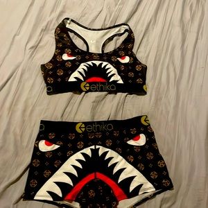 Ethika workout outfit. Size medium